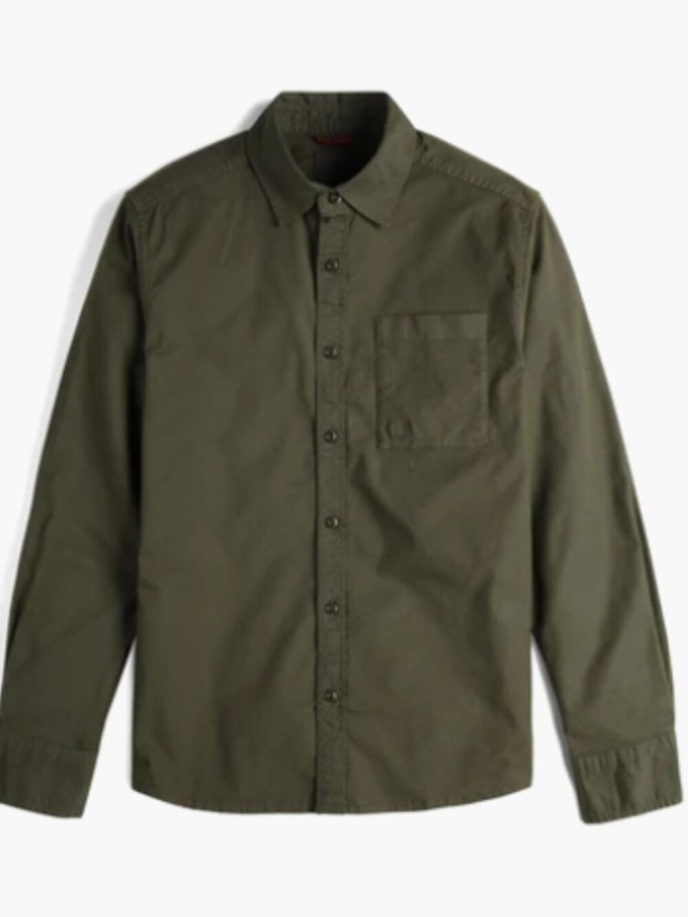 TOPO DESIGNS Men's Dirt Desert Shirt in Olive Size Small